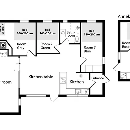بيت للعطل Beautiful Summer House For 8 People And 2 Dogs *