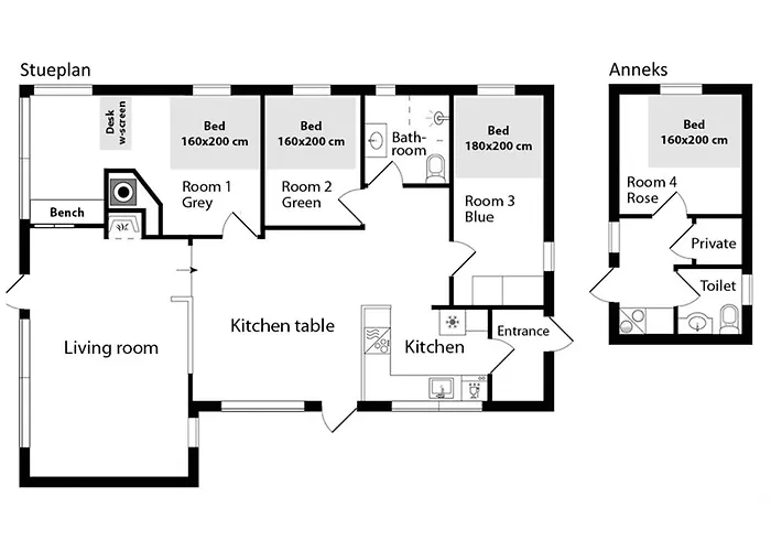 Beautiful Summer House For 8 People And 2 Dogs